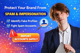 report fake spam social instagram facebook tiktok