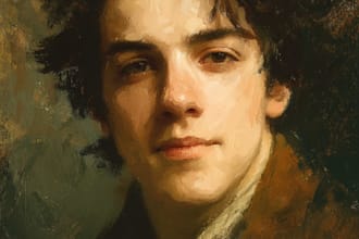 make digital realistic portrait art oil painting style