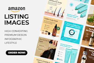 design amazon listing images and a plus content