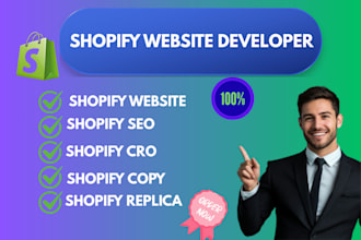 design shopify website, shopify SEO, shopify cro, shopify copy replica