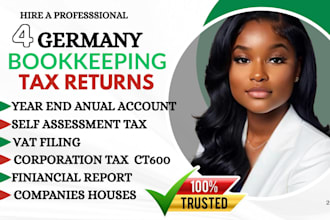 do germany bookkeeping, vat filing, financial statements and tax return