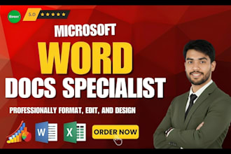 design, format, and edit word documents for you