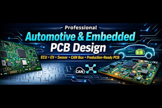 create automotive pcb for ecus, ev systems, sensors, and can