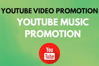 do organic youtube video promotion, yt music promotion for channel growth