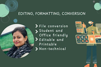 edit, format and convert your files