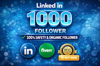 increase 1000 your linkedin followers