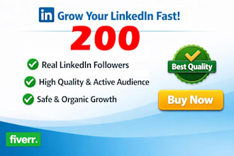 increase 200 your linkedin followers