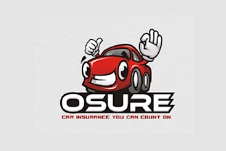 create attractive automotive car logo