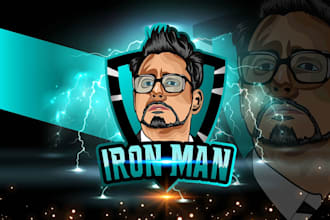 design mascot logo for esports, gaming and business