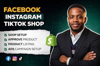 setup shopify store tiktok facebook instagram shop sync tiktok shop meta pixel