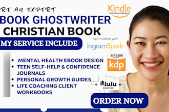 ghostwrite your christian ebook, devotional, or prayer journal