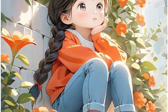 story book illustration, children story book illustration