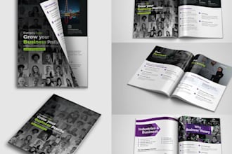 design company profile, brochure, catalog, booklet, or annual report