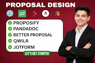 design high converting proposals in proposify, pandadoc, jotform, and qwilr
