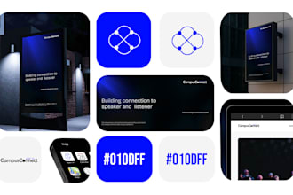 create modern brand book and brand identity for businesses