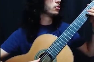 record classical guitar, professional guitarist