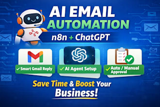 create ai agent email auto reply automation using n8n