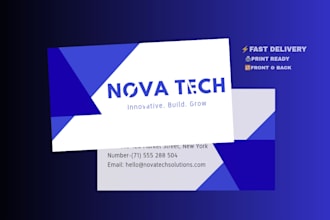 modern and professional business card design