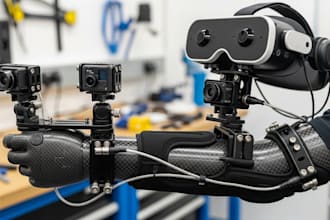 design mechanical mounts for wearable robotics, camera and VR headsets
