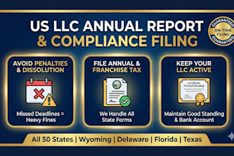 file your US llc annual report, franchise tax, wyoming llc, restore llc,