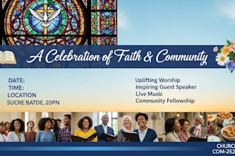 design eye catching church event business school flyers that drive action