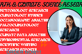 assist on meteorology, climatology, oceanography, and paleoclimatology research