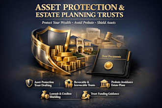 create an irrevocable trust estate plan to protect asset and avoid probate