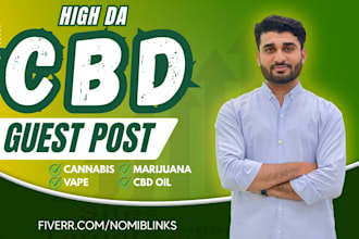 provide cbd guest posts with high authority dofollow SEO backlinks