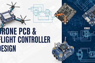 drone pcb design, flight controller, autopilot, esc autopilot, pixhawk circuits