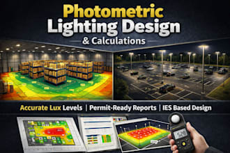 design professional photometric lightning design and calculations