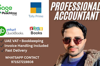 professional accountant bookkeeping, uae vat financial reprt