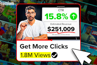 design CTR boosting youtube thumbnail in 3hrs