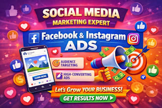do facebook ads management, fb ads, instagram ads, ads campaign and meta ads