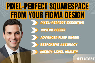 convert figma to squarespace using custom CSS and fluid engine