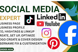 do social media setup social media facebook account  business page