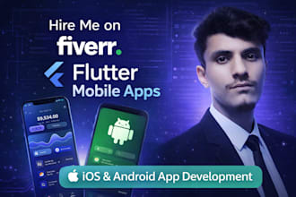 develop custom flutter app with firebase for android and ios