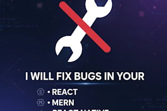 fix react or next js bugs and errors within 24 hours