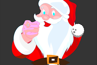 create a vector illustration for online advertising campaign