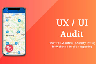 do heuristics evaluation usability testing and UX analysis