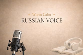 provide a warm calm russian voice over