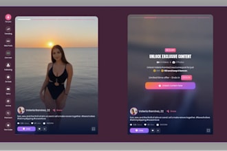 develop an ai nsfw chat website with images, voice, video and subscriptions