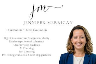 perform a manuscript evaluation of your dissertation