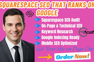 do squarespace SEO and speed optimization to rank on google