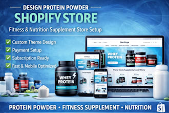 design protein powder store fitness supplement store nutrition supplement store