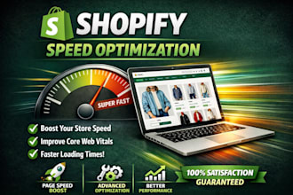 professional shopify speed optimization for faster website and higher pagespeed