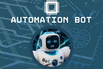 create a python automation script or bot for your task