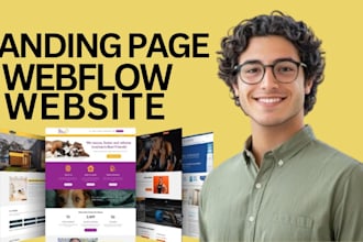 develop webflow website webflow landing page webflow expert, webflow animation