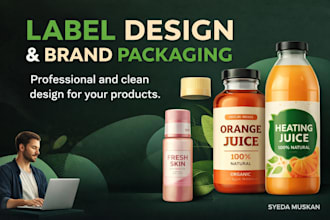design eye catching packaging and label design