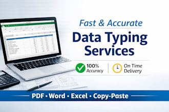 do simple  data entry and virtual assistant tasks