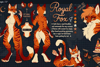 furry ref sheet anthro nsfw furry reference sheet fursona ref sheet for fursuit
